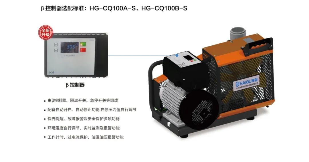 精益求精|海固高壓呼吸空氣壓縮機(jī)新款升級(jí)！