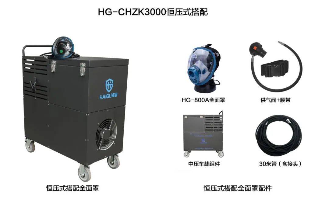 海固中壓車載連續(xù)送風式長管呼吸器--有限空間作業(yè)的好幫手！